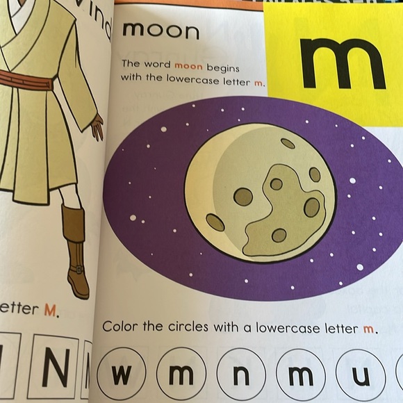 2 Star Wars Workbooks Preschool ABC Fun & Kindergarten Phonics & ABCs - Picture 12 of 14
